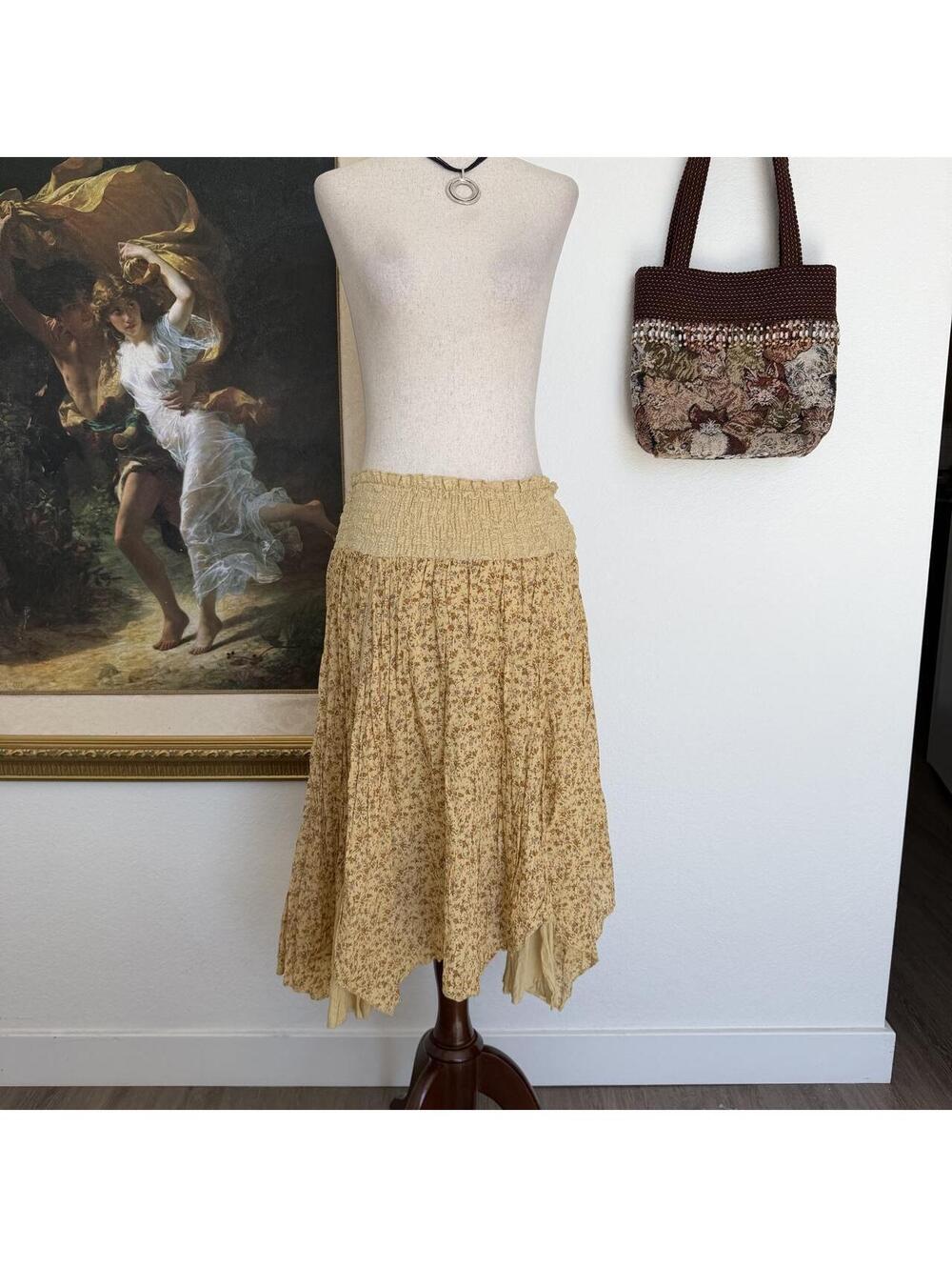Y2K Charlotte Russe Boho Fairy Asymmetrical Skirt